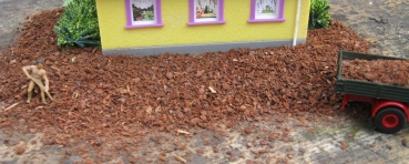 Holzhackschnitzel, dunkel