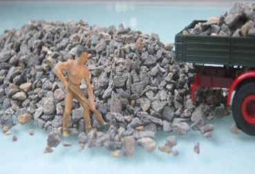 Schotter grau/braun mittel